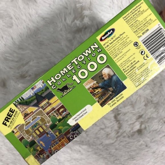 Hometown Collection Grand Peacock Hotel & New England Lighthouse Puzzles Set - Picture 12 of 16